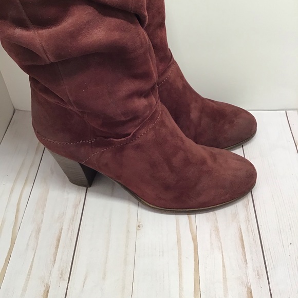 Steve Madden Loretta Suede Leather Boot 
